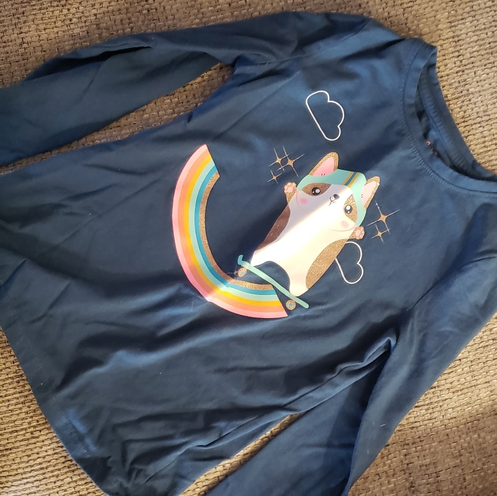 cat and jack girls long sleeve tee